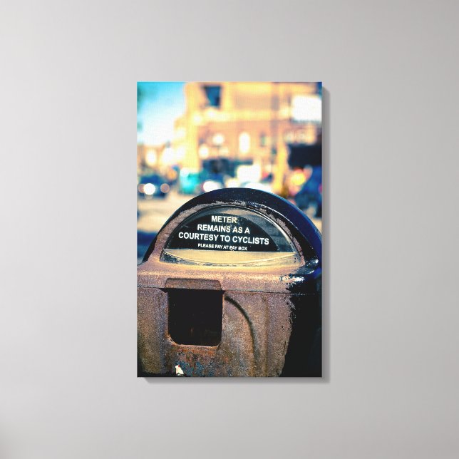 Old Chicago parking meter Canvas Print (Front)