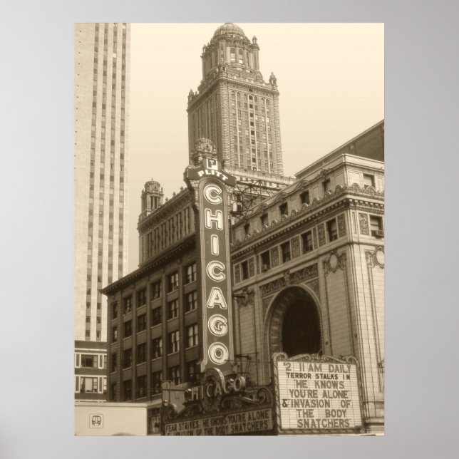 Old Chicago Photo Art Print (Front)