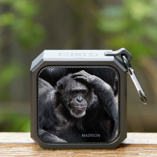 Old Chimpanzee custom name Bluetooth Speaker