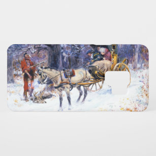 Old Christmas in New England (by Charles Russell) Case-Mate Samsung Galaxy S9 Case