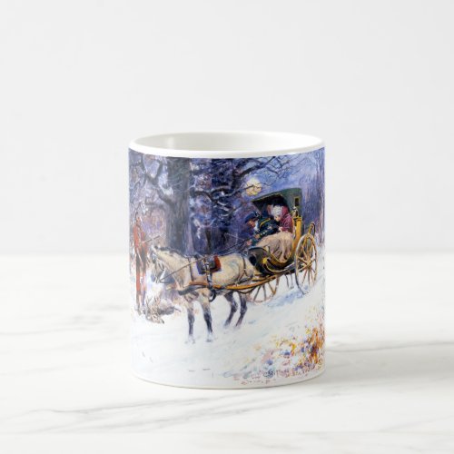 Old Christmas in New England by Charles Russell Coffee Mug