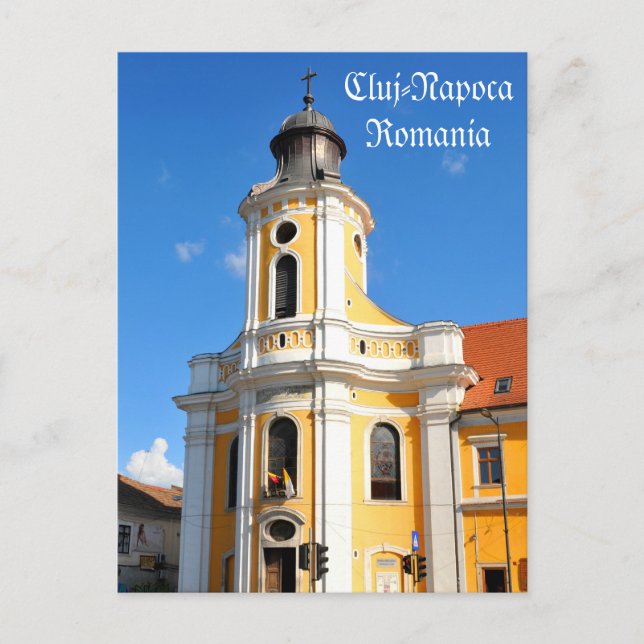 Old church in Cluj Napoca, Romania Postcard (Front)