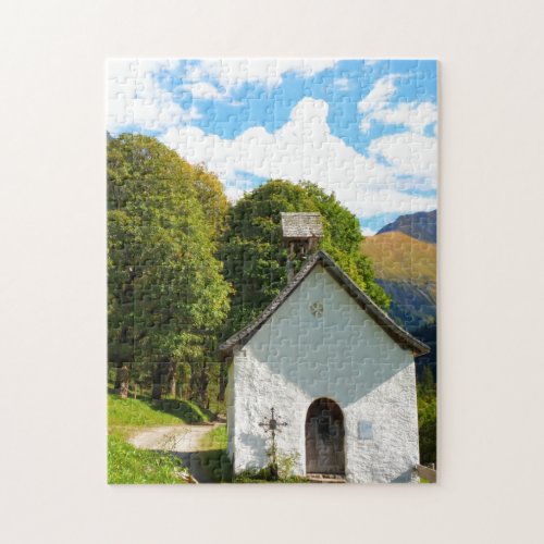 Old Church in the Mountains Jigsaw Puzzle