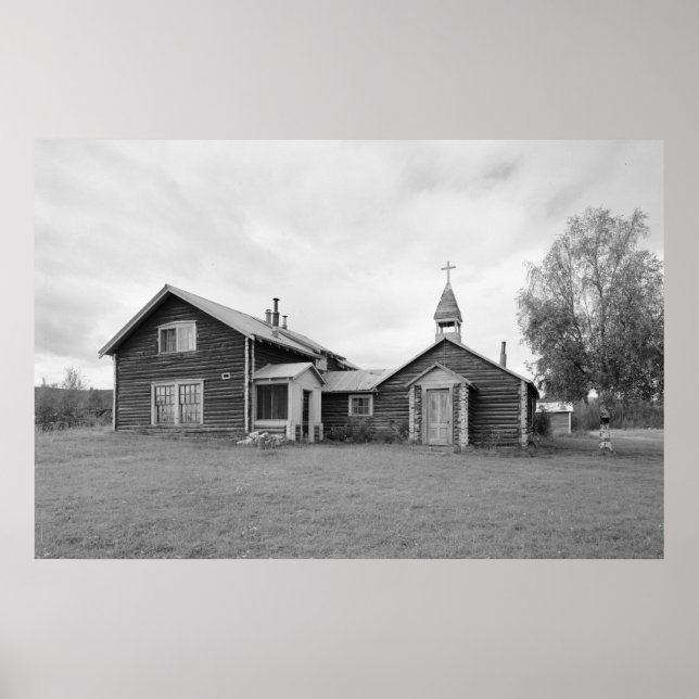 Old Church & Parish House Poster (Front)