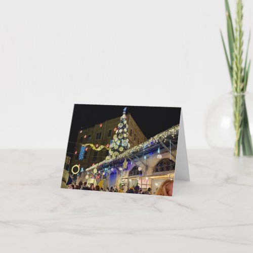 Old City Christmas Thank You Card