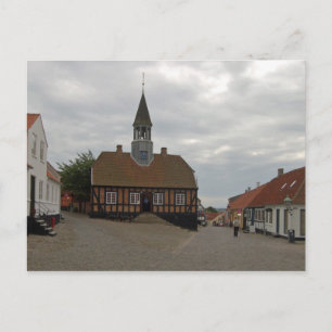 Old City Hall, Ebeltoft, Jutland, Denmark Postcard