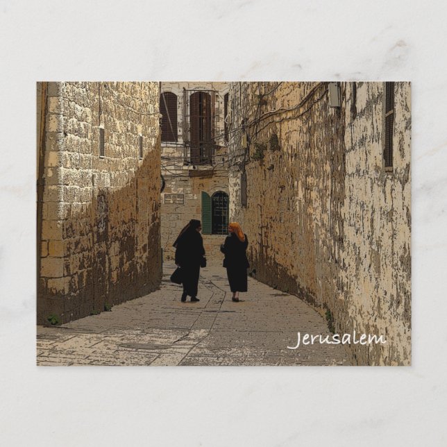 Old City of Jerusalem Postcard (Front)