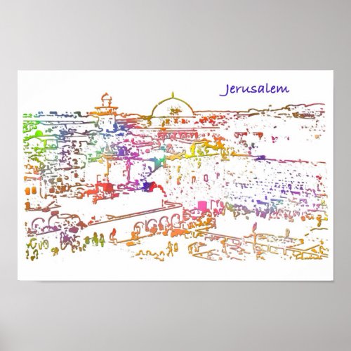 Old City of Jerusalem Poster