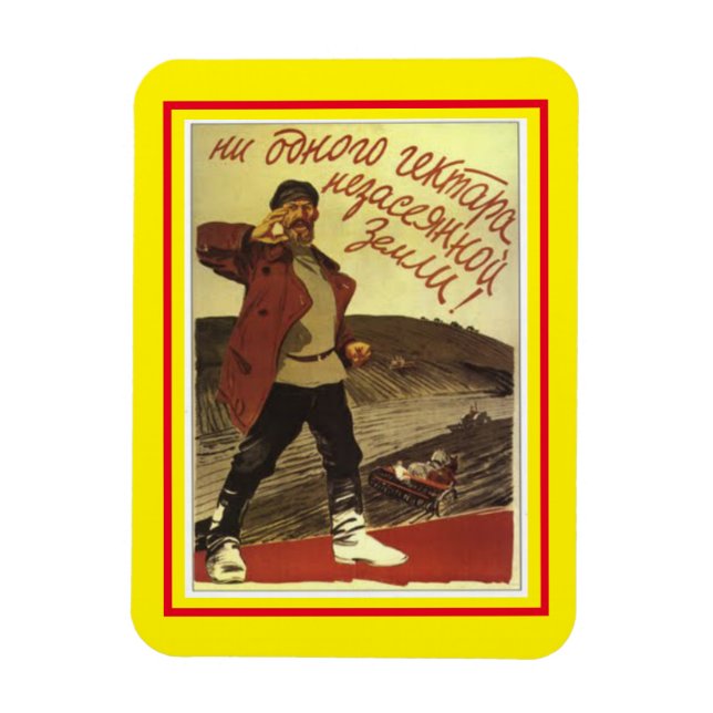 Old Classic 1939 Soviet Poster Magnet (Vertical)