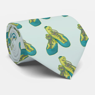 Old climbing shoes rock climbing neck tie