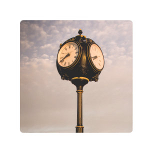 Old Clock Metal Print