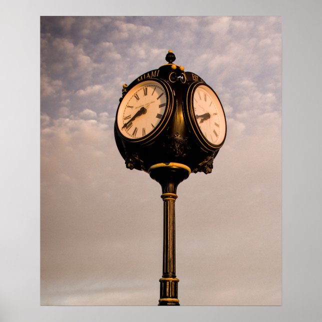 Old Clock Poster (Front)