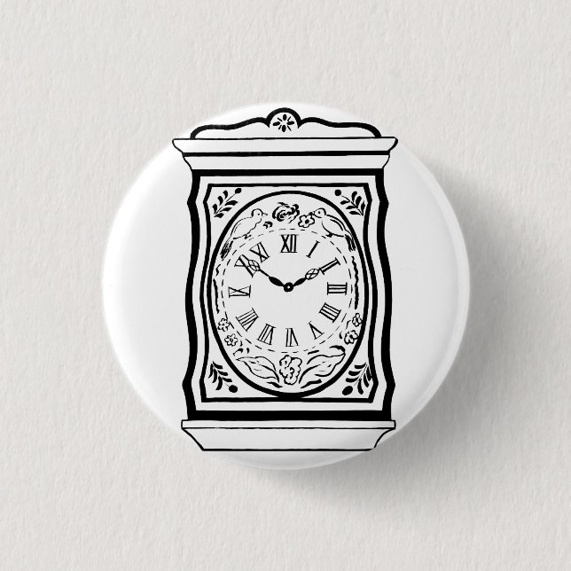 Old Clockface. Button (Front)