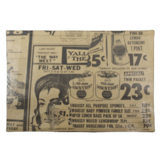 Old Cloth Placemat