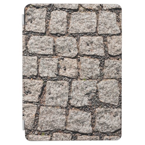 Old cobble stone pattern at the streetabstractanc iPad air cover