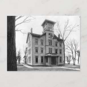 Old College, Evanston, built in 1855 Postcard