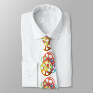 Old & Colorful Film Reel Neck Tie
