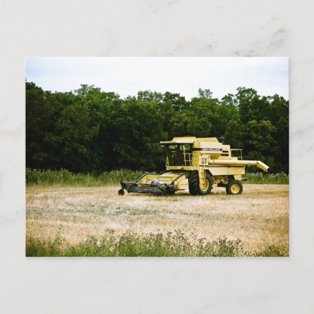 Old Combine 01 Postcard (Front)