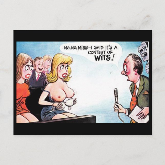 Old Comic Postcard (Front)