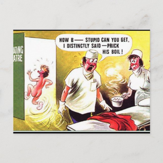 Old Comic Postcard (Front)