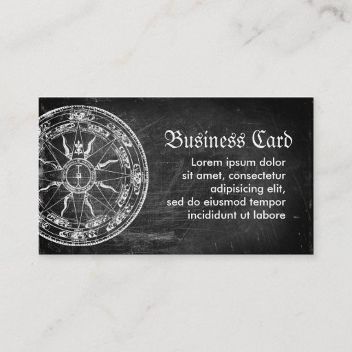 Customizable Old Compass Rose Business Card Templates