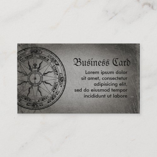 Old Compass Rose Business Card