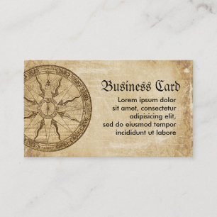 Old Compass Rose Business Card