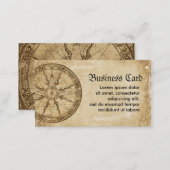 Old Compass Rose Business Card (Front/Back)