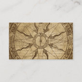 Old Compass Rose Business Card (Back)