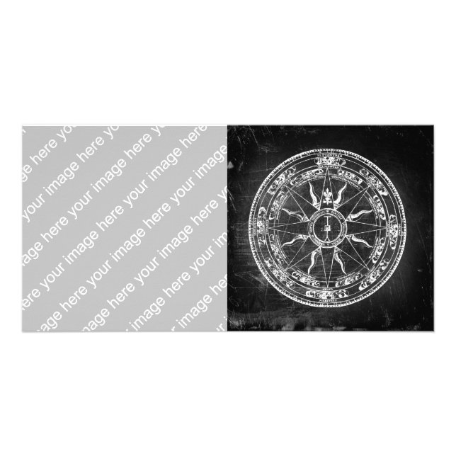 Old Compass Rose Card (Front)
