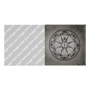 Old Compass Rose Card