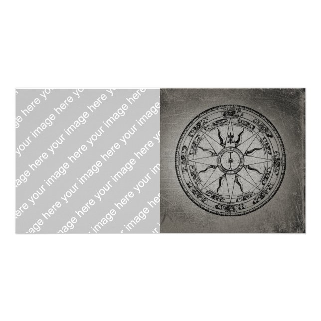 Old Compass Rose Card (Front)