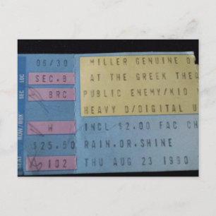 Old Concert 1 - educatedbrainfart Postcard