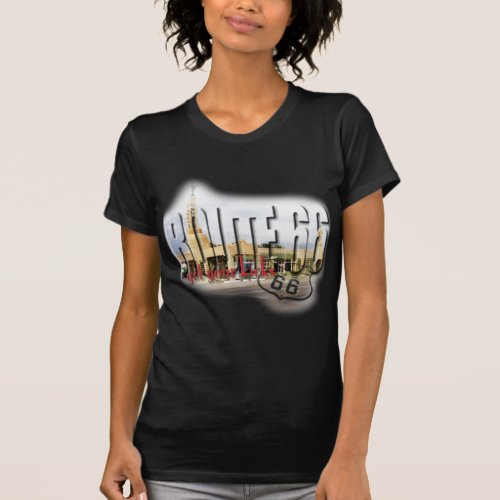 Old Conoco Gas Station Texas _ Route 66 T_Shirt