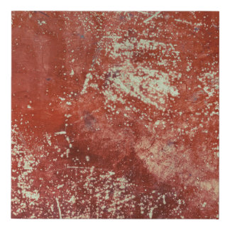 Old Copper: Vivid Metal Texture. Faux Canvas Print