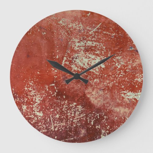 Old Copper Vivid Metal Texture Large Clock