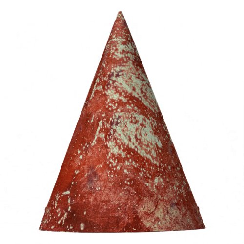 Old Copper Vivid Metal Texture Party Hat