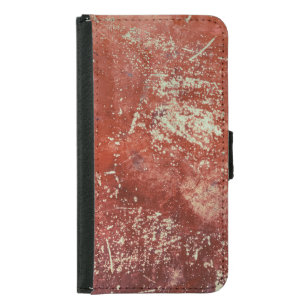 Old Copper: Vivid Metal Texture. Samsung Galaxy S5 Wallet Case