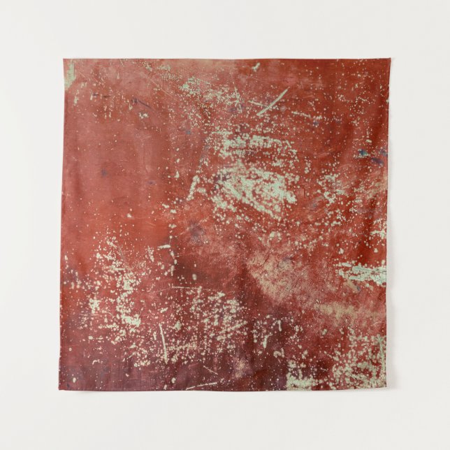 Old Copper: Vivid Metal Texture. Tapestry (Front)