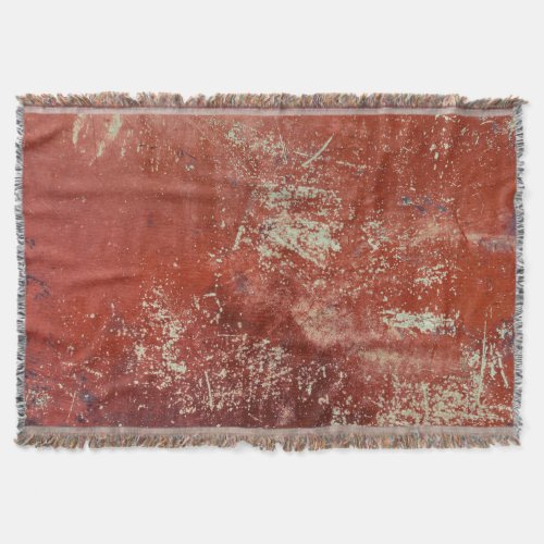 Old Copper Vivid Metal Texture Throw Blanket