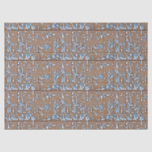 Old Corrugated metal Tissue Paper