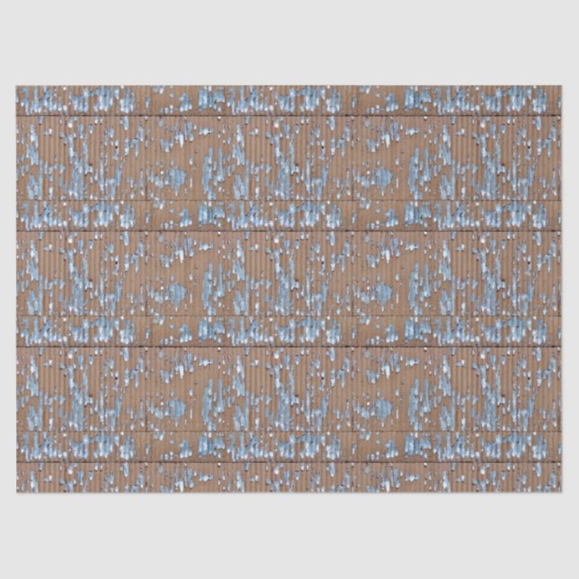 Old Corrugated metal Tissue Paper (Front)