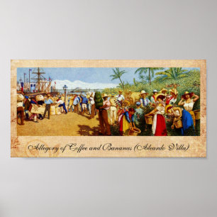 Old Costa Rican Painting Poster