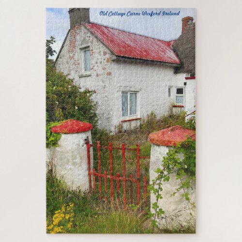 Old Cottage  Carne  Wexford Ireland Jigsaw Puzzle