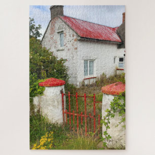 Old Cottage  Carne  Wexford Ireland. Jigsaw Puzzle