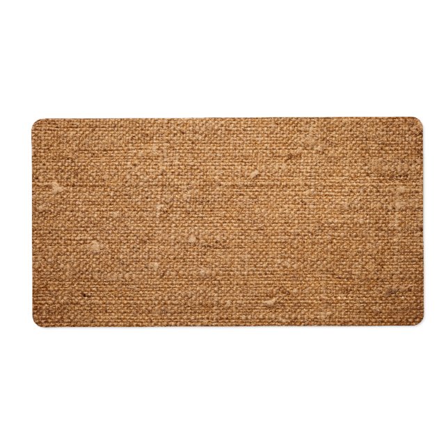 Old Cotton Canvas Texture For Background Label (Front)