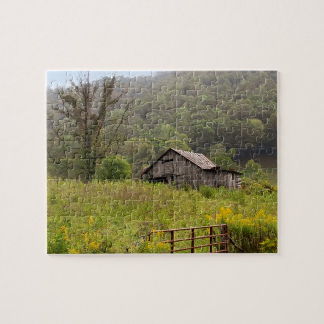 Old Country Barn Photo Jigsaw Puzzle (Horizontal)