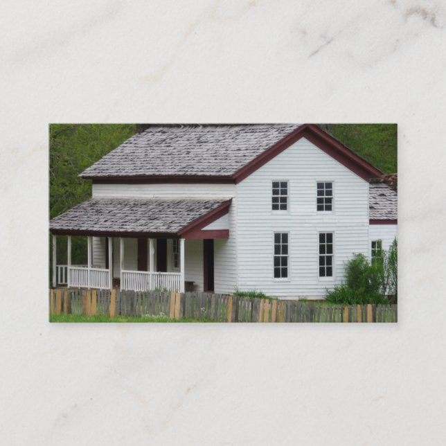Old Country Farm House Business Cards (Front)