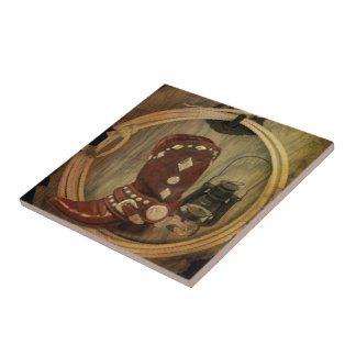 Country Western Ceramic Tiles | Zazzle