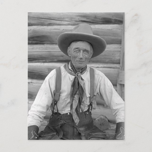 Old cowboy postcard (Front)